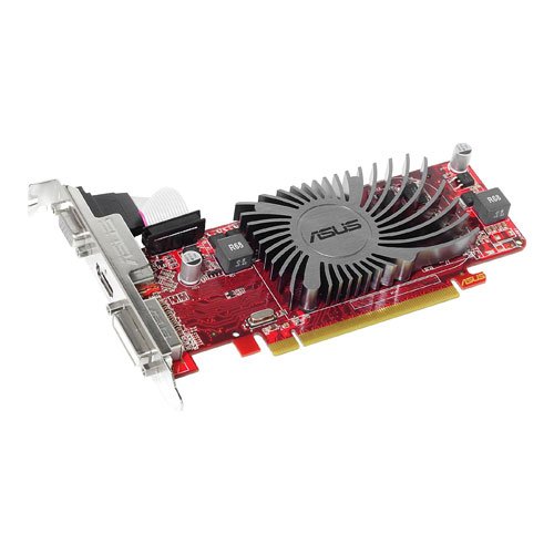 Asus ATI Radeon HD6450 Silence 1 GB DDR3 VGA/DVI/HDMI Low Profile PCI-Express Video Card – EAH6450 SILENT/DI/1GD3(LP) image