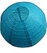 Derker 9pcs Sky Blue+Light Blue+White Chinese/Japanese Paper Lanterns/Lamps Assortment, Paper Lantern Value Pack Party Accessory(8 Inch) (Blue)
