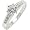 1.00ctw Round Brilliant Cut Diamond Engagement Ring in 14K White Gold (HI/I1) - Size 5