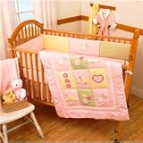 Chickadee 4-Piece Baby Crib Bedding Set