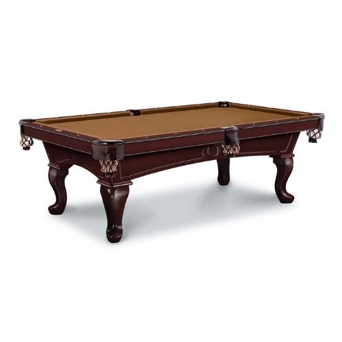 Olhausen Pool Tables: Sonoma in Cherry with Queen Anne Feet