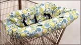 3 N 1 Shopping Cart & High Chair Cover - Bubble Dot Blue - Cuter Than A Ducks Butt