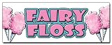 24″ FAIRY FLOSS DECAL sticker cotton candy spun sugar