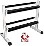 Deltech Fitness 36" Two-Tier Dumbbell Rack