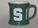 MICHIGAN STATE SPARTANS 11 oz. Team Logo Sculpted Coffee Mug