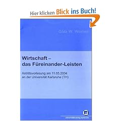 Wirtschaft - das F�reinander-Leisten