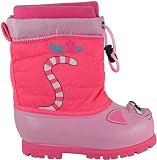 Kid's Pink Kitty Cat Snow Boots