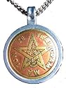 Heavy Magical Star Talisman Amulet Pendant Necklace