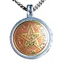 Heavy Magical Star Talisman Amulet Pendant Necklace