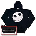 Nightmare Before Xmas - Jack Head Zip Up Hoodie