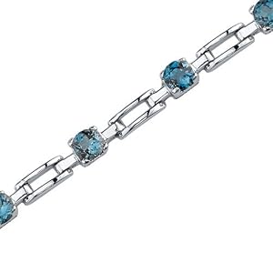 Gorgeous and Chic: 3.00 carats total weight Round Shape London Blue Topaz... by