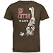 Led Zeppelin - Stairway To Heaven Brown T-Shirt