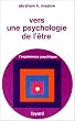 Vers une psychologie de l'�tre
