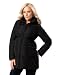 A Pea in the Pod: Quilted Puffer Maternity Coat With Faux Fur Hood