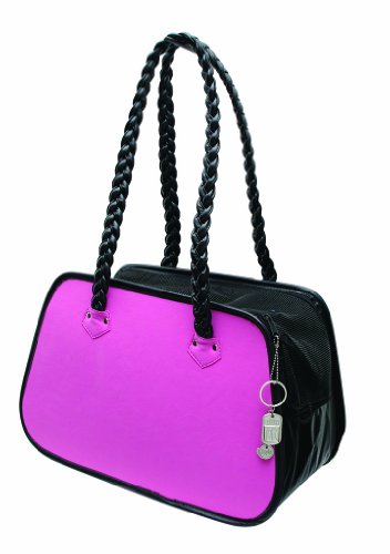 Hagen Dogit Style Faux Suede Tote, Pink