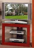 Cherry Finish 3 Tier TV Stand
