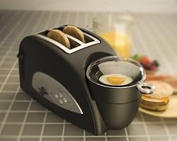Back to Basics TEM500 Egg-and-Muffin 2-Slice Toaster and Egg Poacher