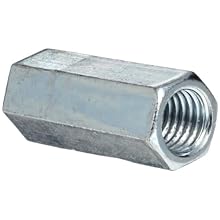 Carbon Steel Coupling Nut, UNF 2B Threads, 5/8"-11 Thread Size, Pack Of 20