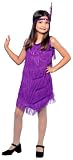 Girls Sassy Flapper Costume - Child Large