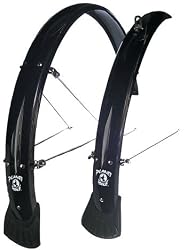 Planet Bike Hardcore ATB Front and Rear Bicycle Fender Set with Stainless Steel Hardware & Mud Flaps