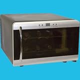 HAIER WINE COOLER 8 BOTTLE THERMAL BLK/SLV