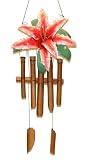 Stargazer Lily Bamboo Wind Chime