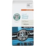 Starbucks Decaf House Blend Coffee (Medium), Ground, 12-Ounce Bags (Pack of 3)