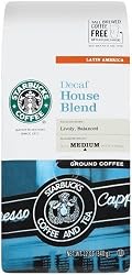 Starbucks House Blend Coffee, Decaf, Medium, 12-Ounce Bags (Pack of 3)