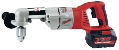 Milwaukee 0721-21 V28 28-Volt Lithium-Ion  1/2-Inch Cordless Right Angle Drill/Driver Kit