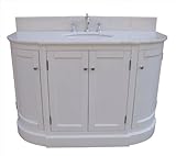 Montage 48 Inch Bathroom Vanity White White Includes Cabinet With