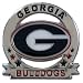 Glossy College Pin - Georgia Bulldogs