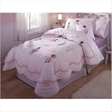 Pem America Ballet Class Twin Quilt with Pillow Sham