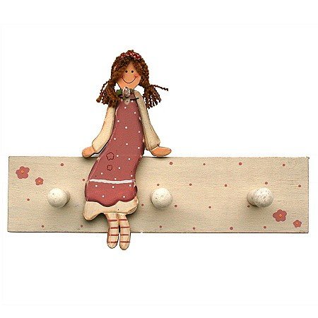 APPLETREE VINTAGE-HAKENLEISTE GIRL HANDTUCHHALTER