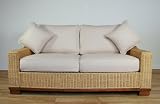 Rattan Direct Ltd. Conservatory furniture REGAL WICKER Large 2 Seater Designer Sofa