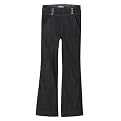 Girls' Xhilaration&reg; High Waist Flare Denim - Black