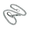 Kellnerkette 1, verchromt, Nickel, Karabinerhaken