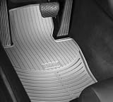 BMW All Weather Front Rubber Floor Mats 323 325 328 330 Coupe, Sedan, & Wagon (1999-2006) - Gray