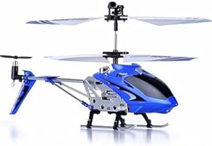 Syma S107G 3 Canali elicottero infrarossi controllata con controllo di stabilità giroscopica - Blu