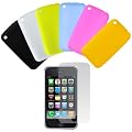 Daffodil IPC600 Pack de 6 coques en silicone avec une finition ultra mince pour iPhone / iPhone 3G & iPhone 3GS incluant un film protecteur d'�cran gratuit