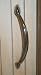 1 CABINET PULL HANDLE new Black Satin nickel SINGLE