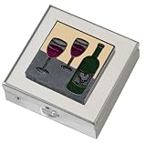 Wine Small Vitamin Case - Polished w/Mirror