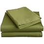 Elegance 250-Thread Count Cotton Rich Queen Sofa Bed Sheet Set, Sage