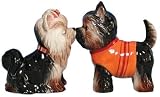 Kissing Yorkshire Terriers Salt & Pepper Shaker S/P