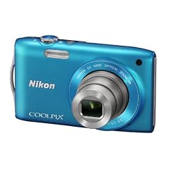 Nikon Coolpix S3300 Digitalkamera (16 Megapixel, 6-fach opt. Zoom, 6,7 cm (2,7 Zoll) Display, bildstabilisiert) blau