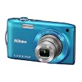 Nikon Coolpix S3300 Digitalkamera (16 Megapixel, 6-fach opt. Zoom, 6,7 cm (2,7 Zoll) Display, bildstabilisiert) blau