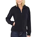 Merona&reg; Women's Fleece Zip-Up Jacket - Black
