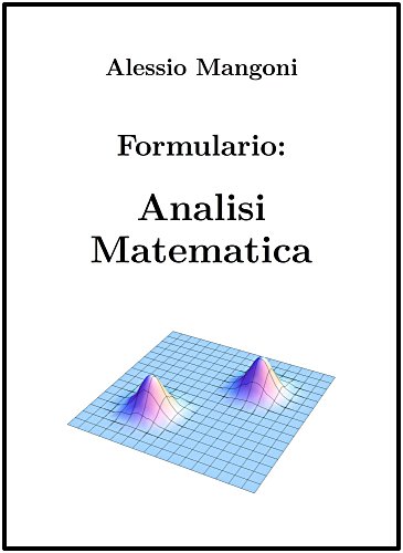 formulario analisi matematica italian edition