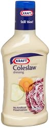Kraft Coleslaw Dressing, 16-Ounce Plastic Bottles (Pack of 6)