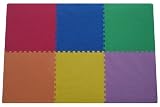 24 SQ Ft Pack foam interlocking mats anti fatigue exercise flooring safety gym multi purpose floor mat RC race track racetrack yoga pilates eva garage tradeshow booth retail