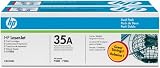 HP LaserJet 35A Black Print Cartridge in Retail Packaging  - Dual Pack
